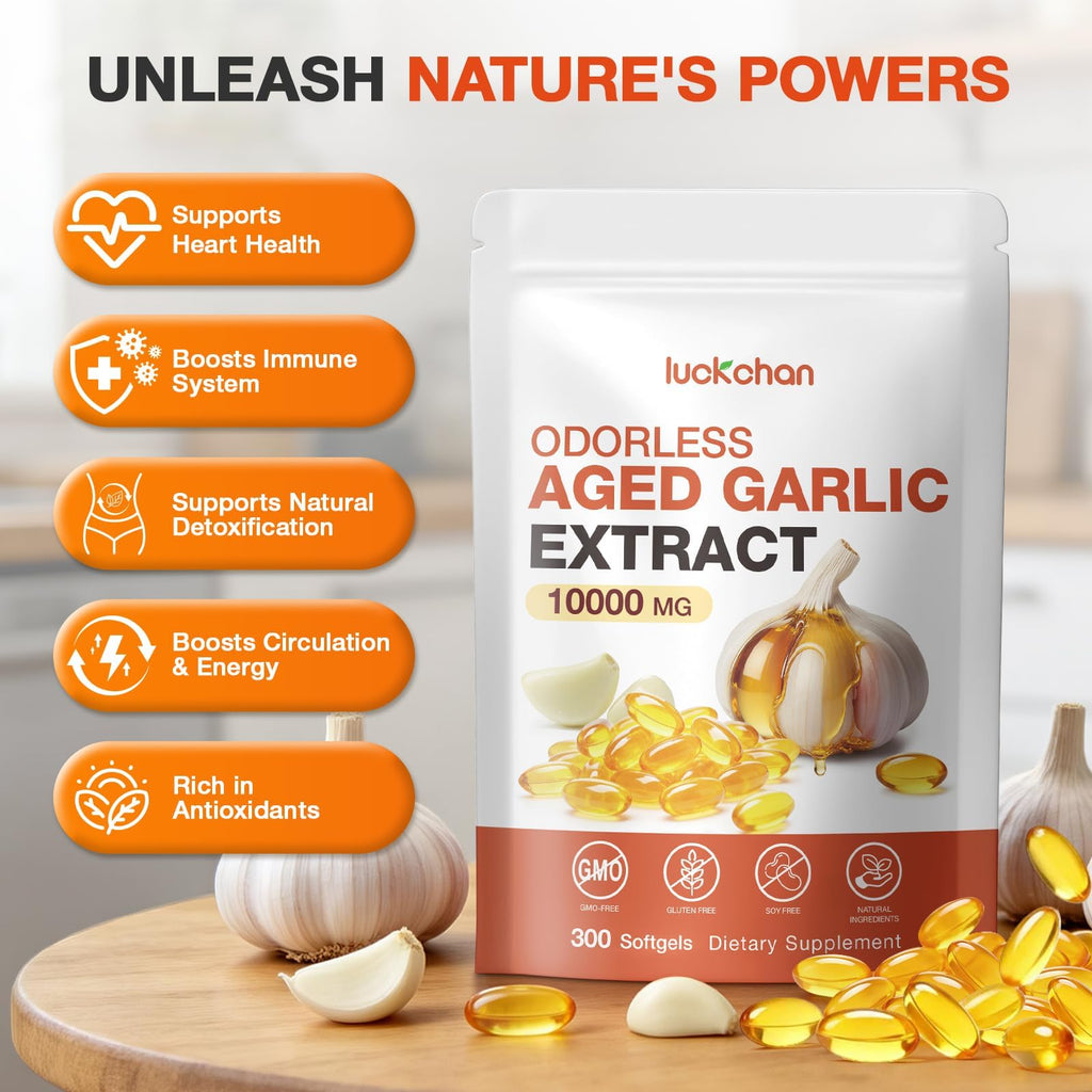 Odorless Garlic Extract 10000mg Softgels H35928