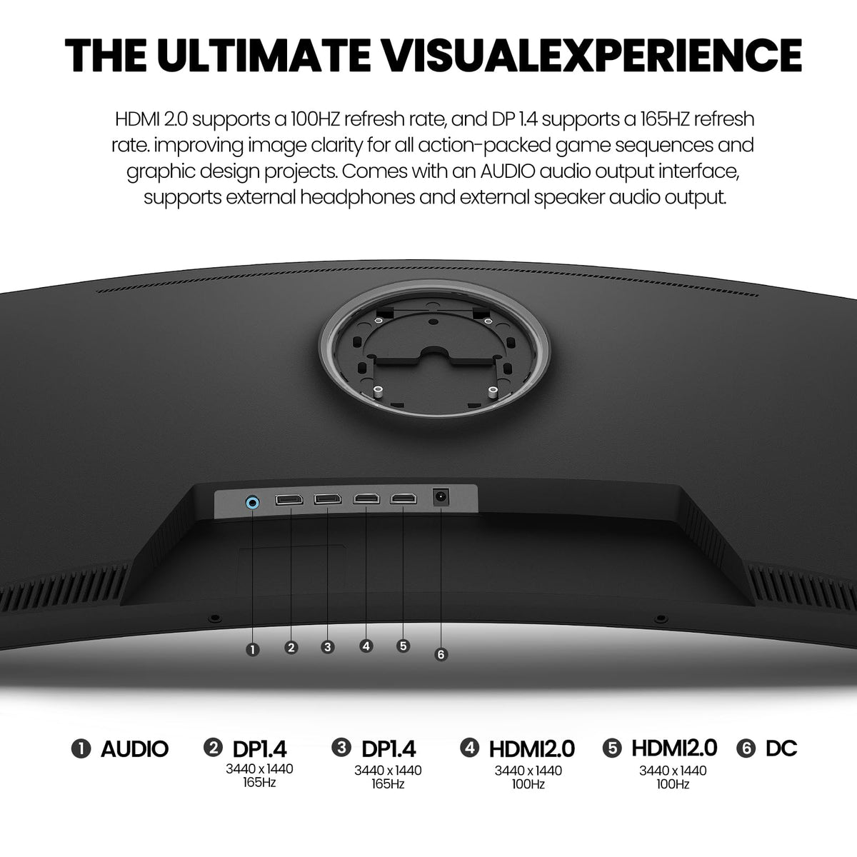 34" WQHD 165Hz Curved Gaming Monitor G38756