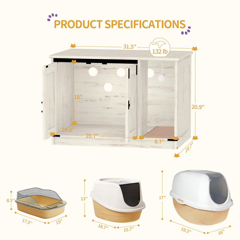Cat Litter Box Enclosure Y968