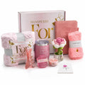11 Pc Pink Care Package with Blanket T225