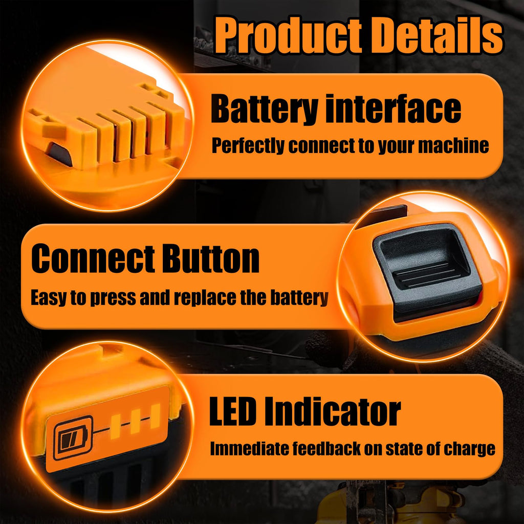 8.0Ah 20V MAX Lithium Batteries 2 Pack K8447
