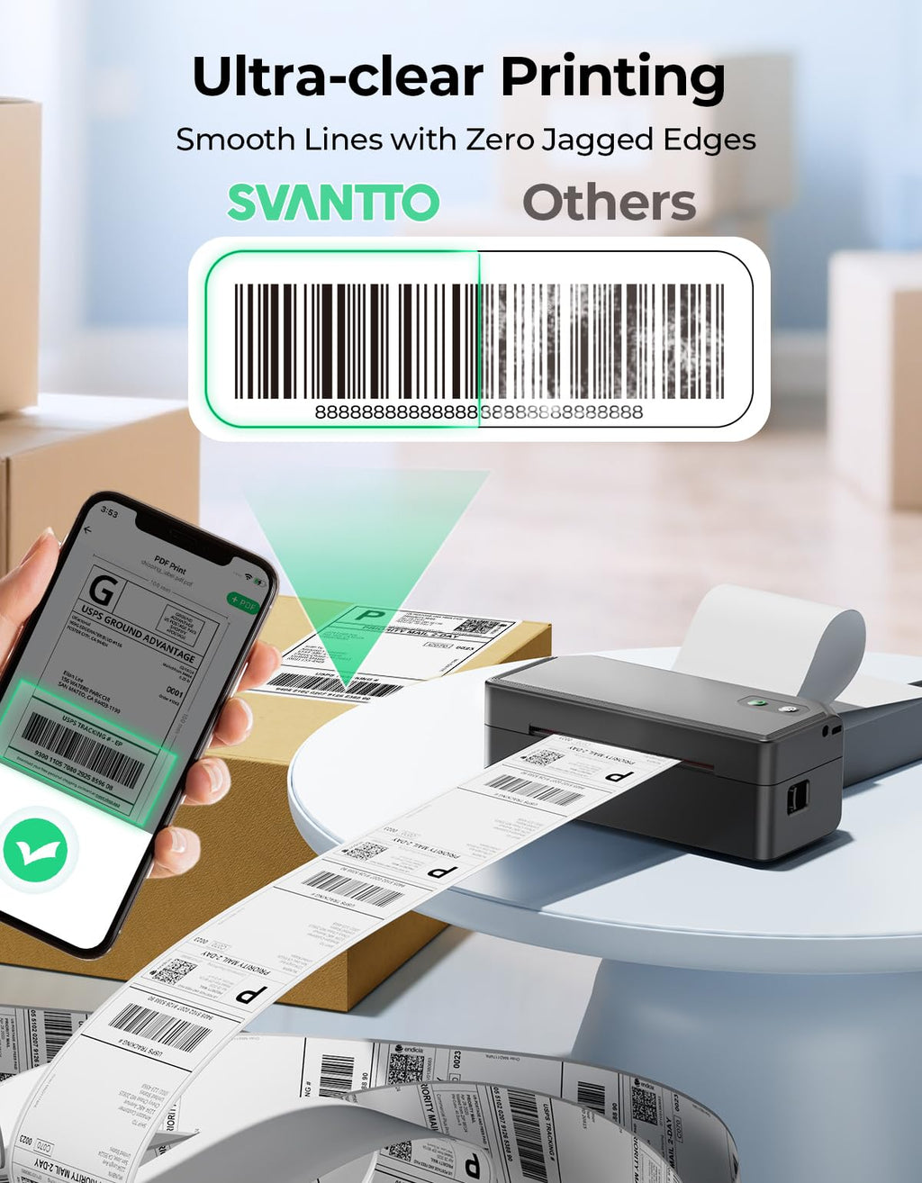 Bluetooth Thermal Label Printer L33084