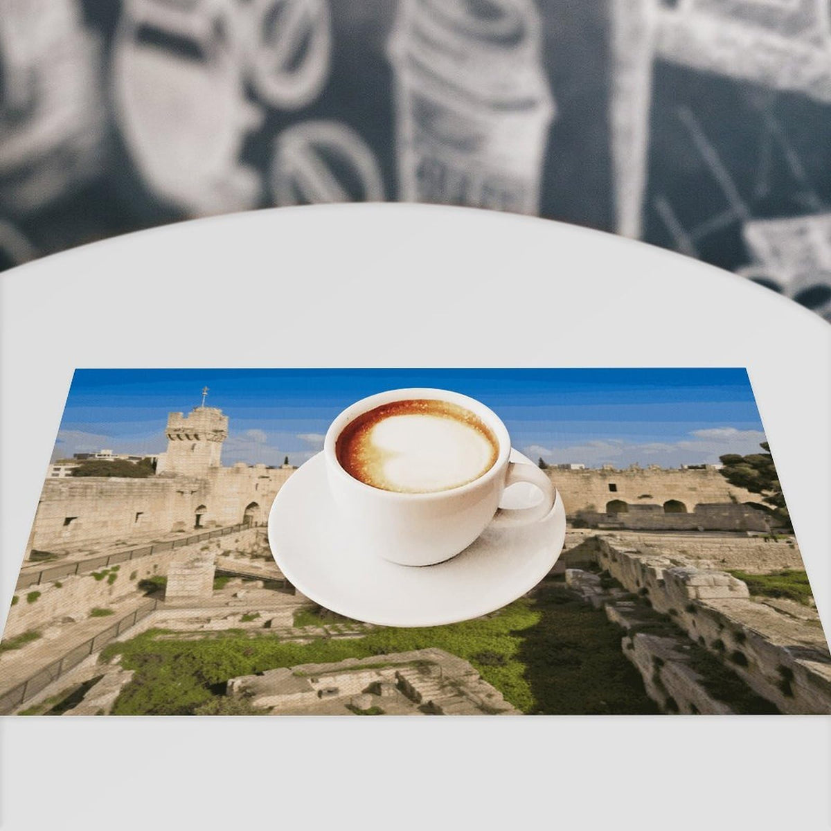 Washable Stain Resistant Placemats 4 PCS M558