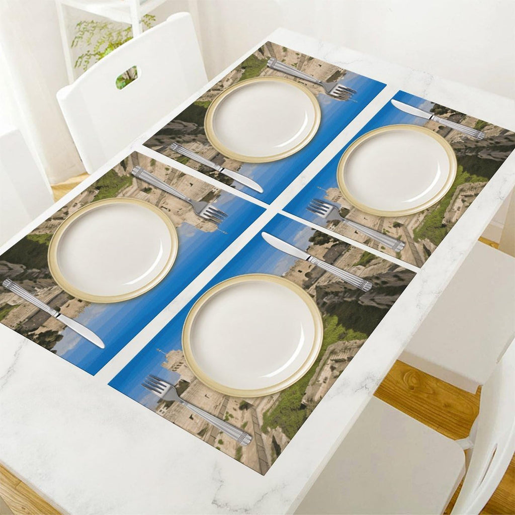 Washable Stain Resistant Placemats 4 PCS M558