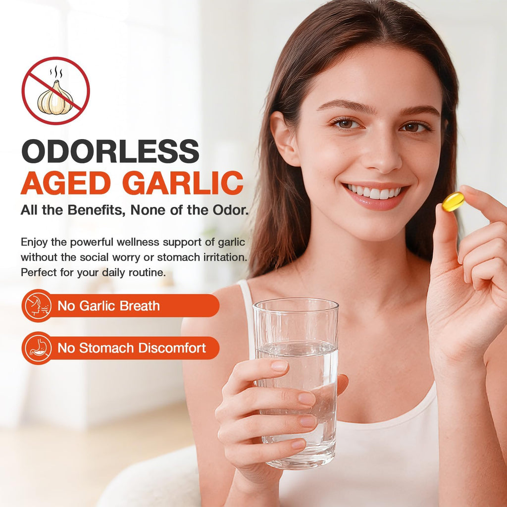 Odorless Garlic Extract 10000mg Softgels H35928