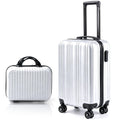 20 Inch Hardside Spinner Suitcase with Makeup Case and Coded Lock O684