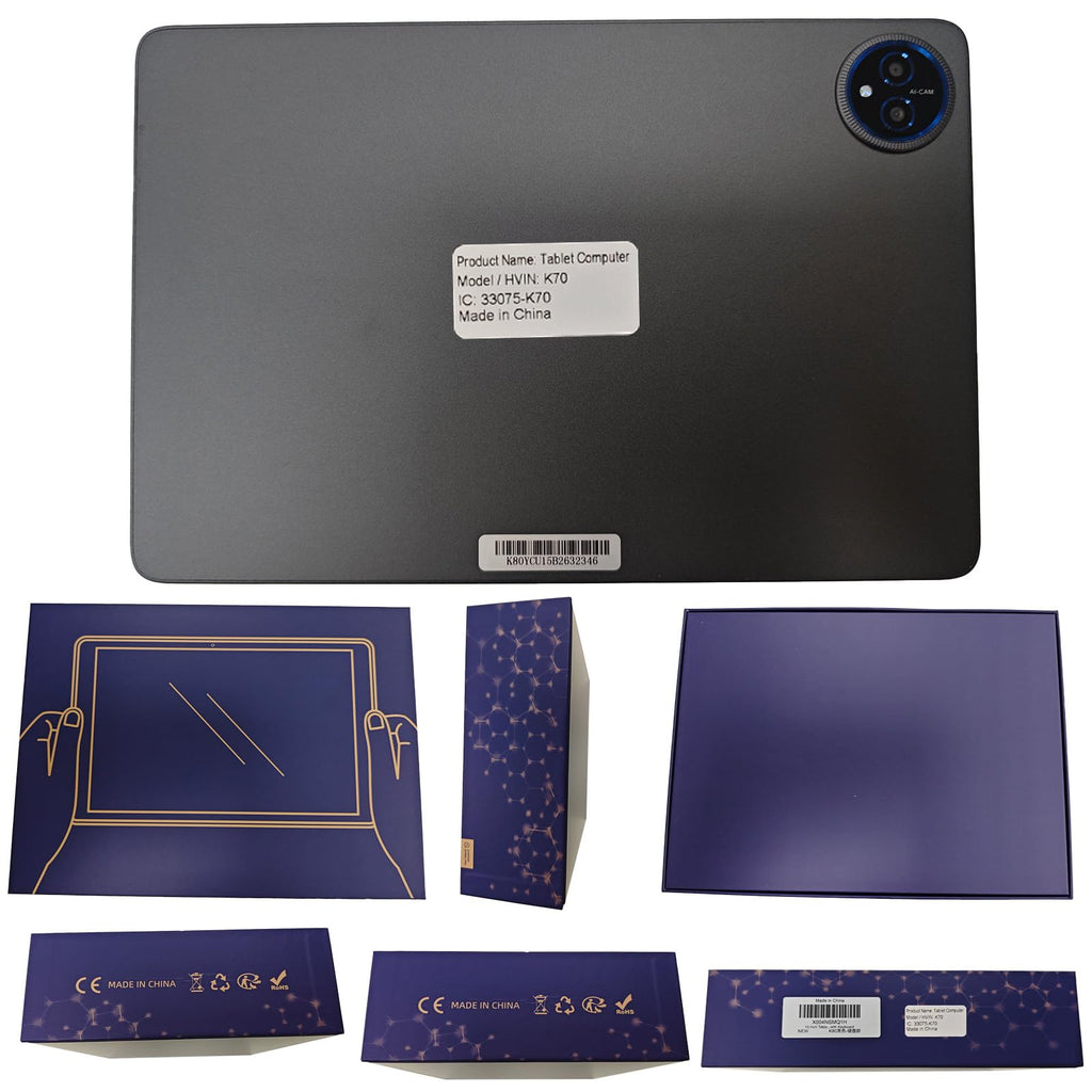 10 Inch Android 15 Tablet with Keyboard C1818
