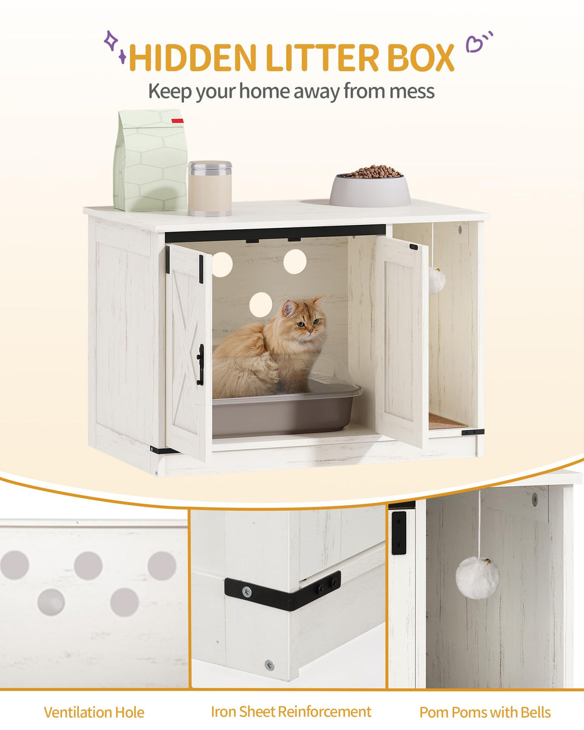 Cat Litter Box Enclosure Y968