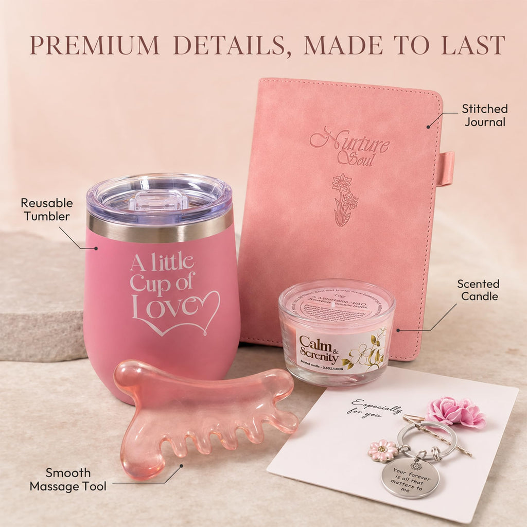 11 Pc Pink Care Package with Blanket T225