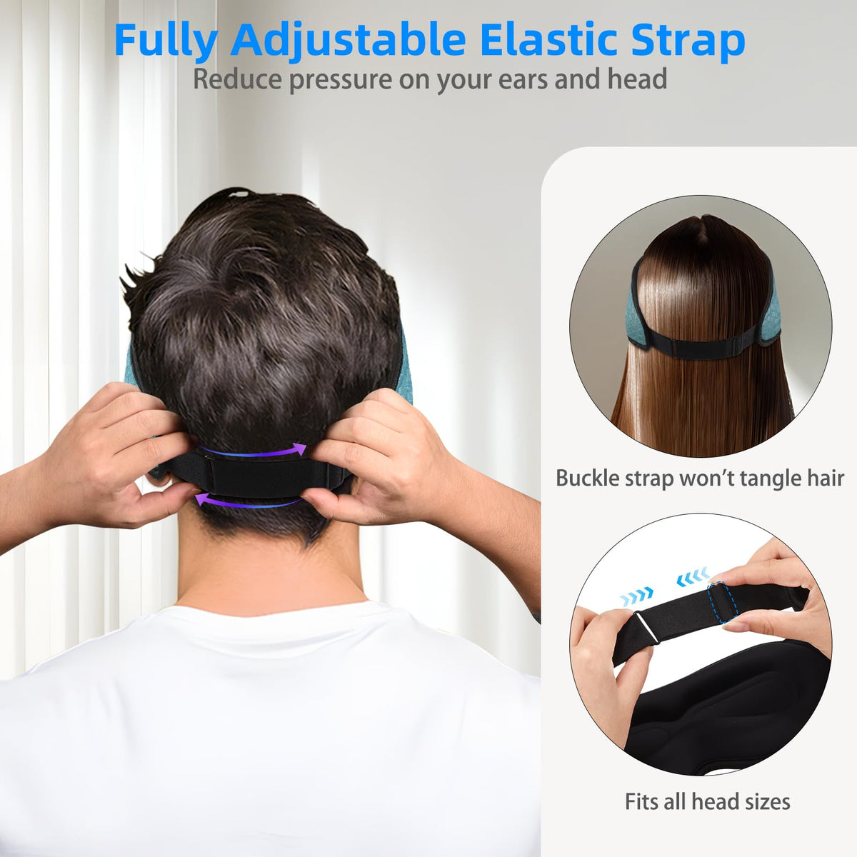 Adjustable Bluetooth 3D Sleep Mask U1938