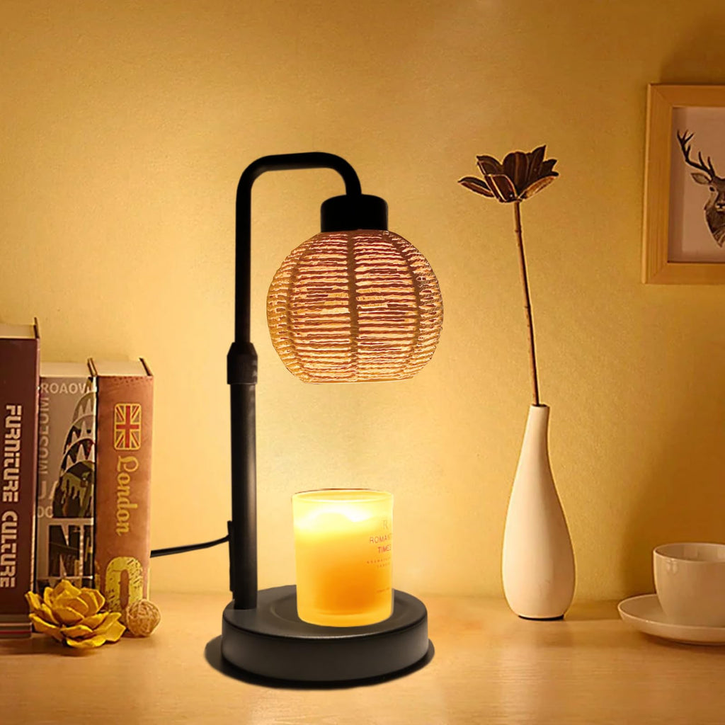 Electric Candle Warmer Lamp with Timer, Adjustable Dimmable W8217