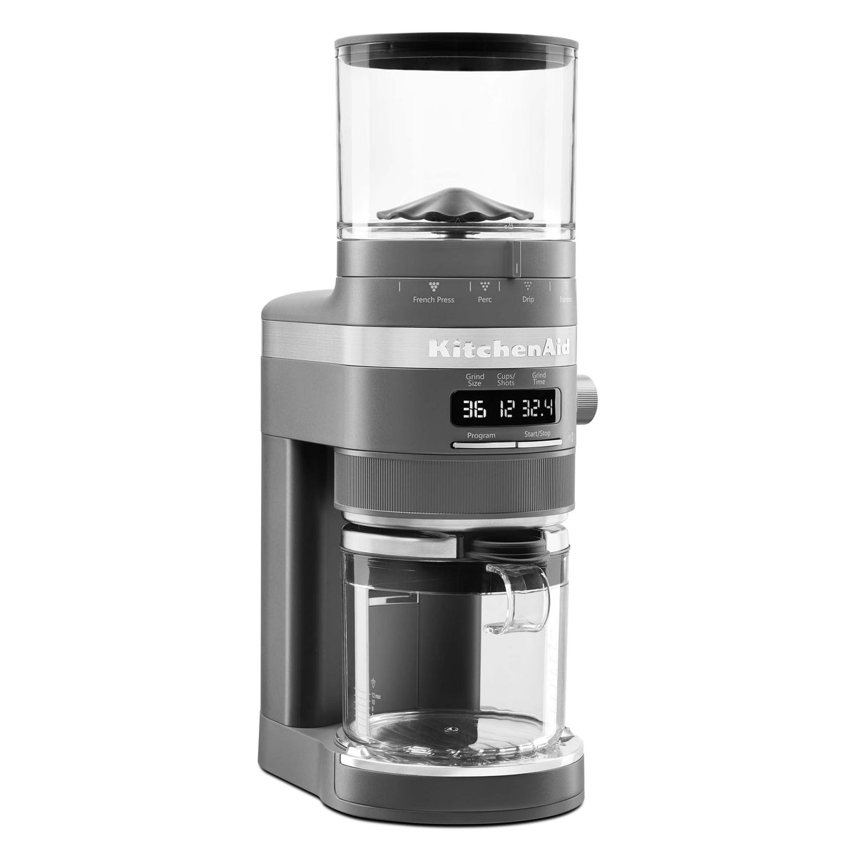 Charcoal Grey Burr Coffee Grinder V97806