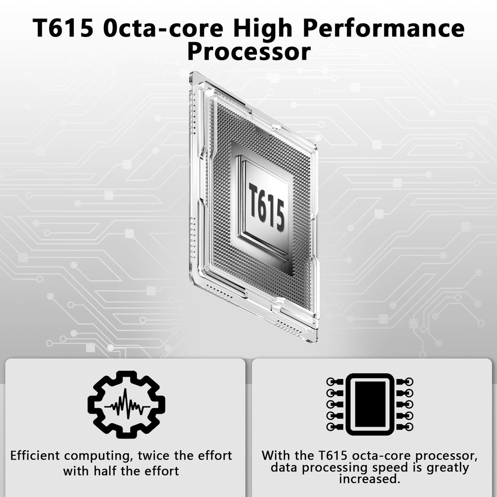 10 Inch Android 15 Tablet with Keyboard C1818