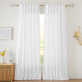 White Sheer Curtains W52 x L95 T2095