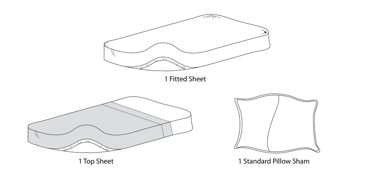 Ultra Soft Microfiber Toddler Sheet Set Grey 3 Piece P836298