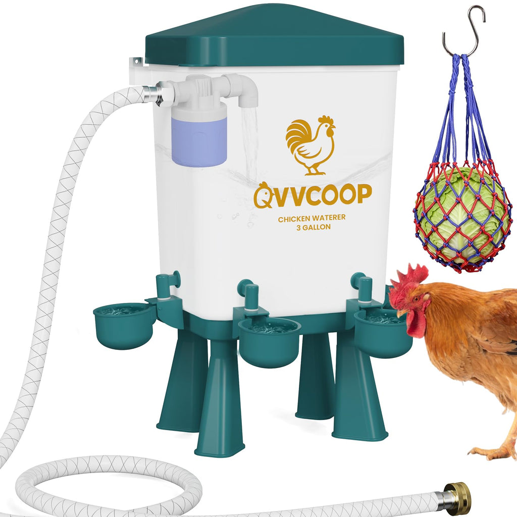 3 Gallon Automatic Chicken Waterer with Float Valve V99001