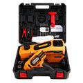 5 Ton 12V Electric Car Jack Kit with Impact Wrench and Tire Inflator Pump E7221