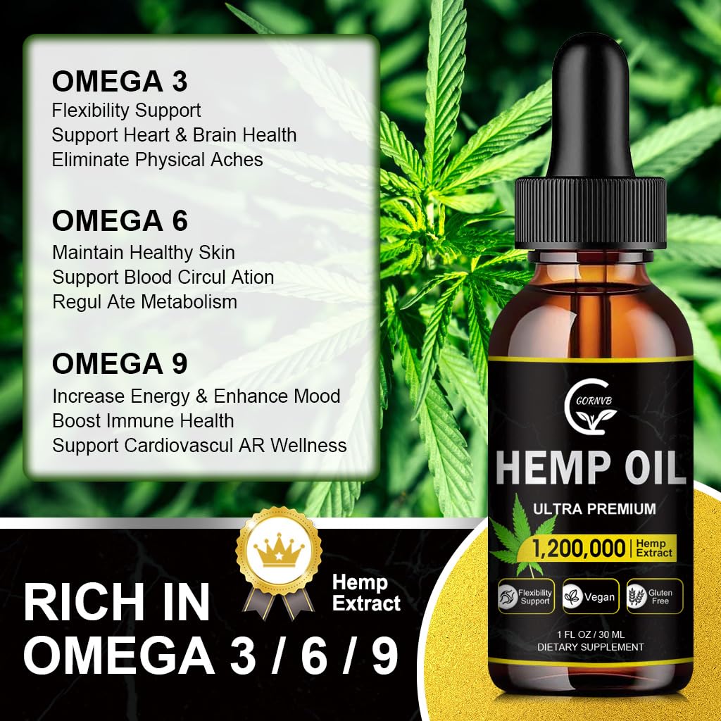 High Potency Hemp Oil 2-Pack E83045