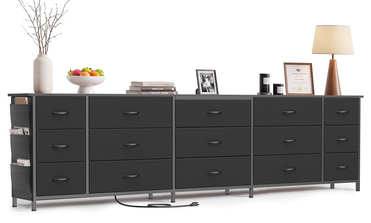 80.7" 15 Drawer Long Dresser D826910