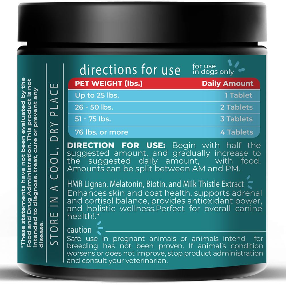 Melatonin, Biotin & Milk Thistle Complex for Dogs B44400