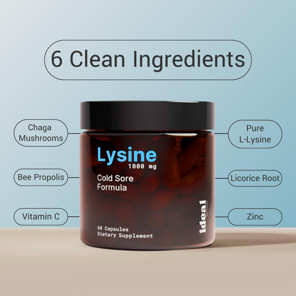 Lysine 1000mg Capsules with Vitamin C, Zinc & Licorice Root T99983
