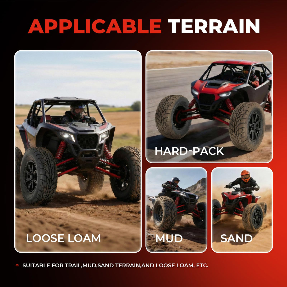 20x7-8 All-Terrain ATV/UTV Tires, Set of 2 R786257