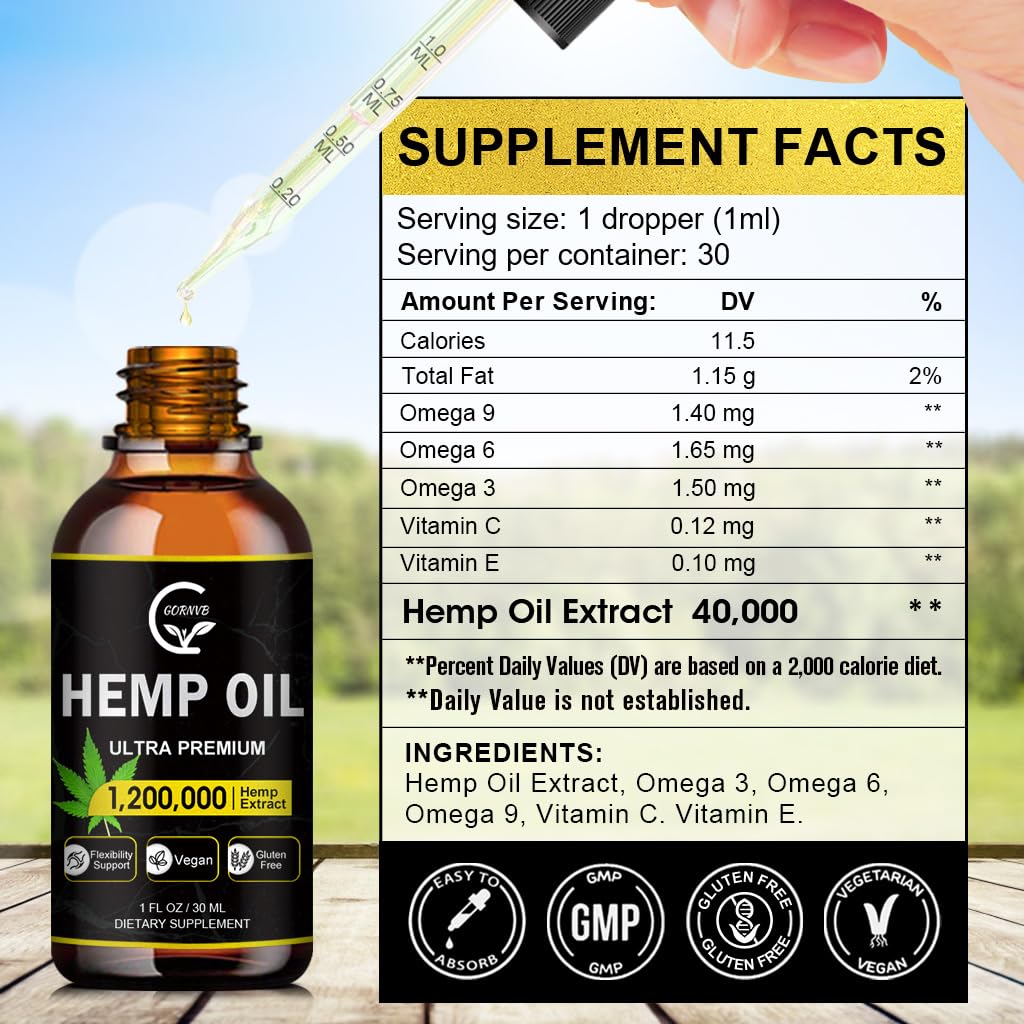 High Potency Hemp Oil 2-Pack E83045