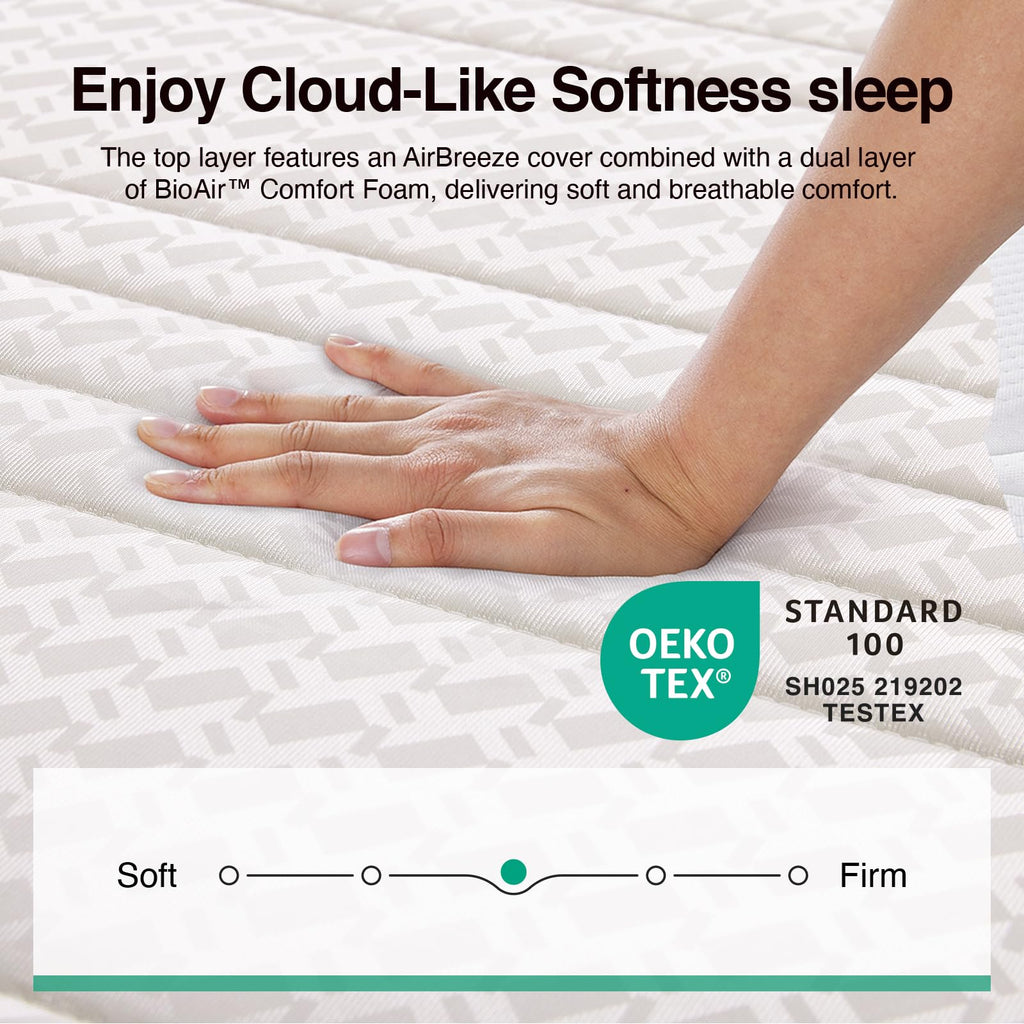 6 Inch Twin Size Hybrid Mattress J935192