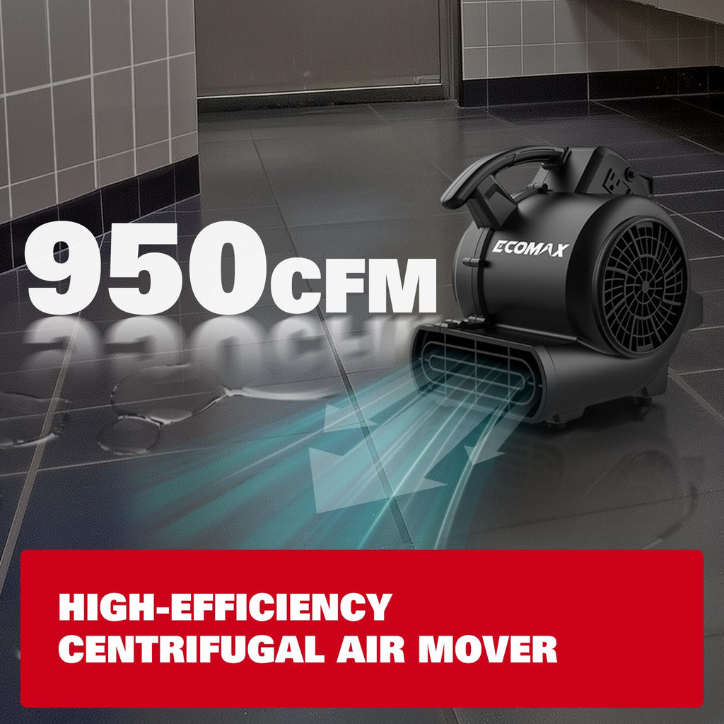 Air Mover Blower Fan 950 CFM with Timer A154