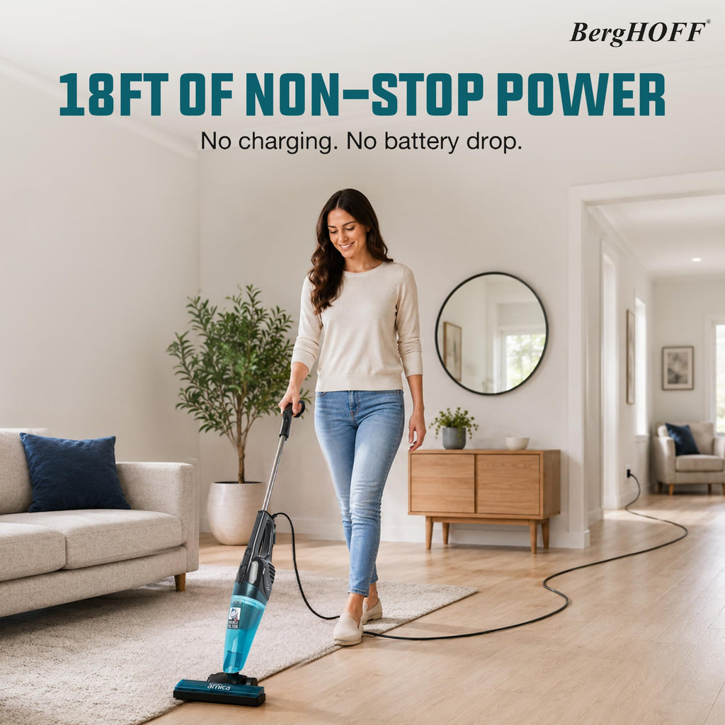 Blue Corded Stick Vacuum O490