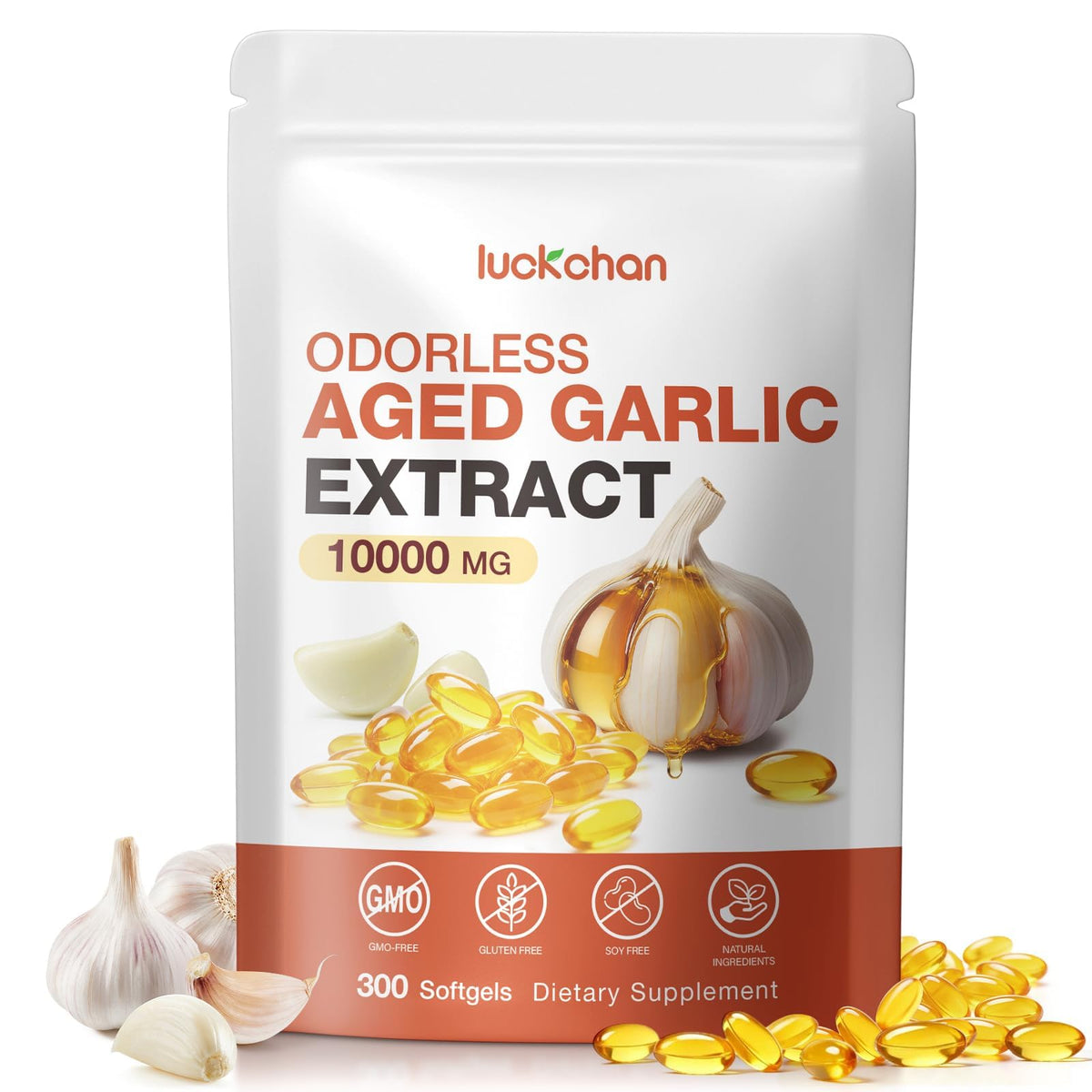 Odorless Garlic Extract 10000mg Softgels H35928