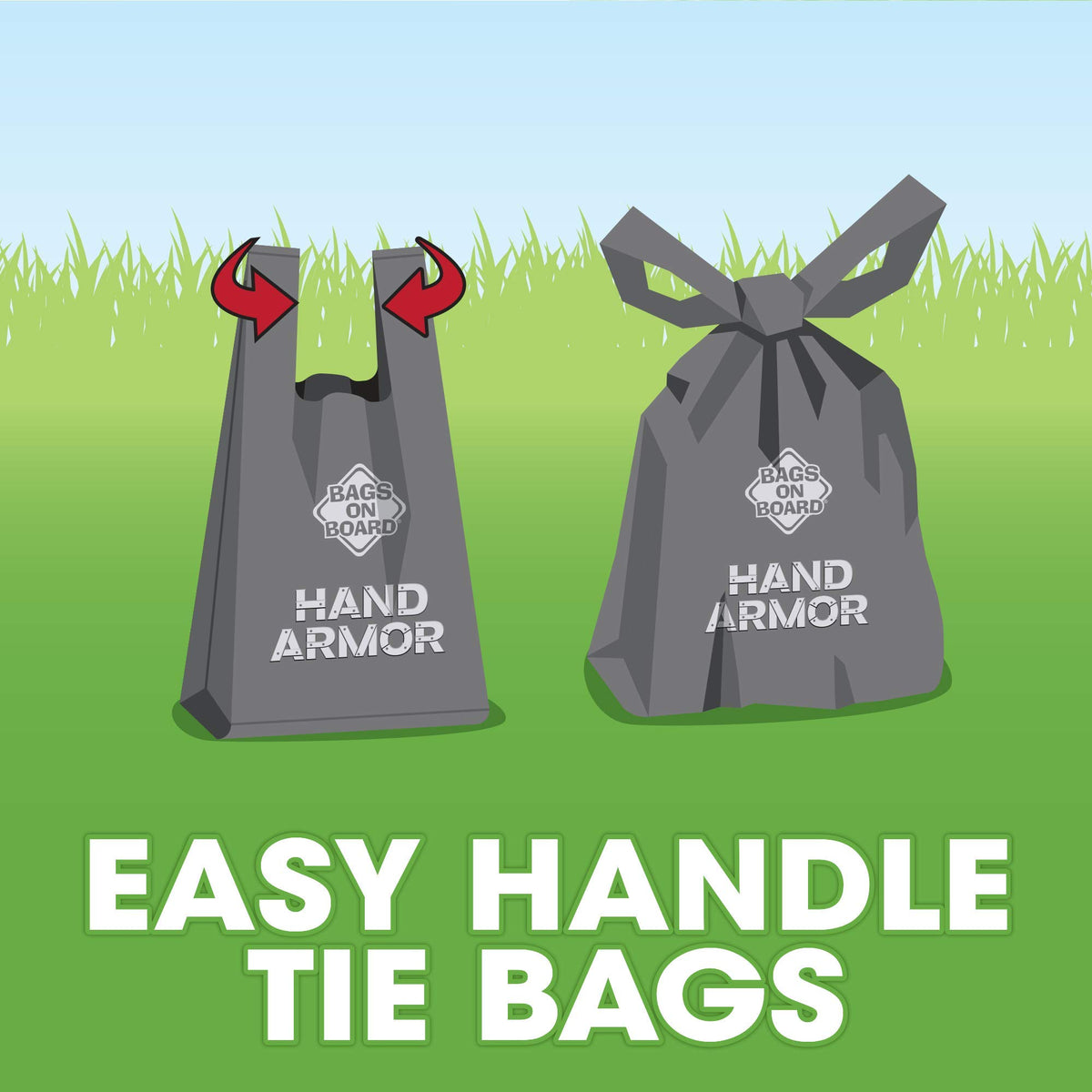 Dog Poop Bags with Easy Tie Handles, 200 Count G69488