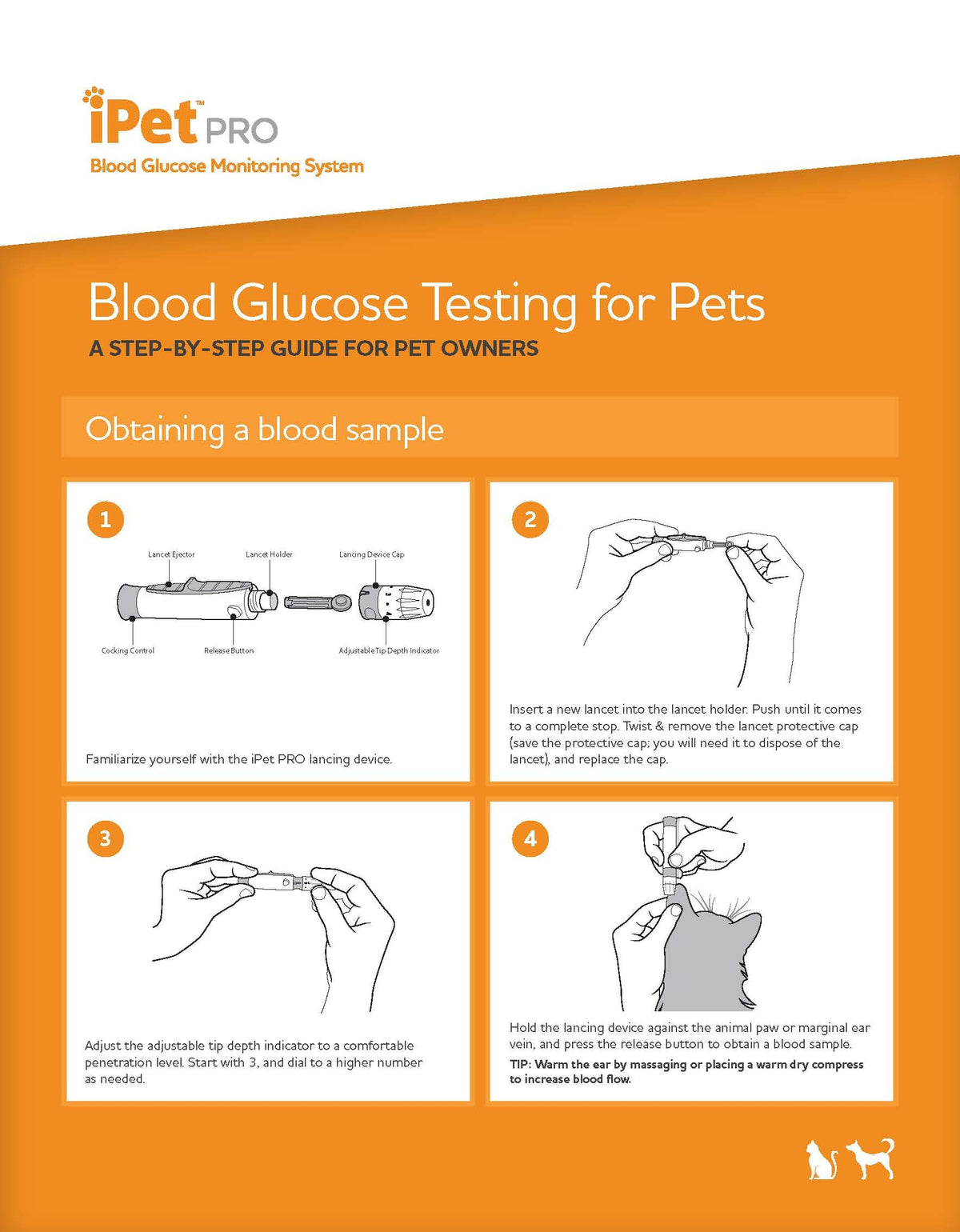 Blood Glucose Monitoring System for Dogs & Cats M41755