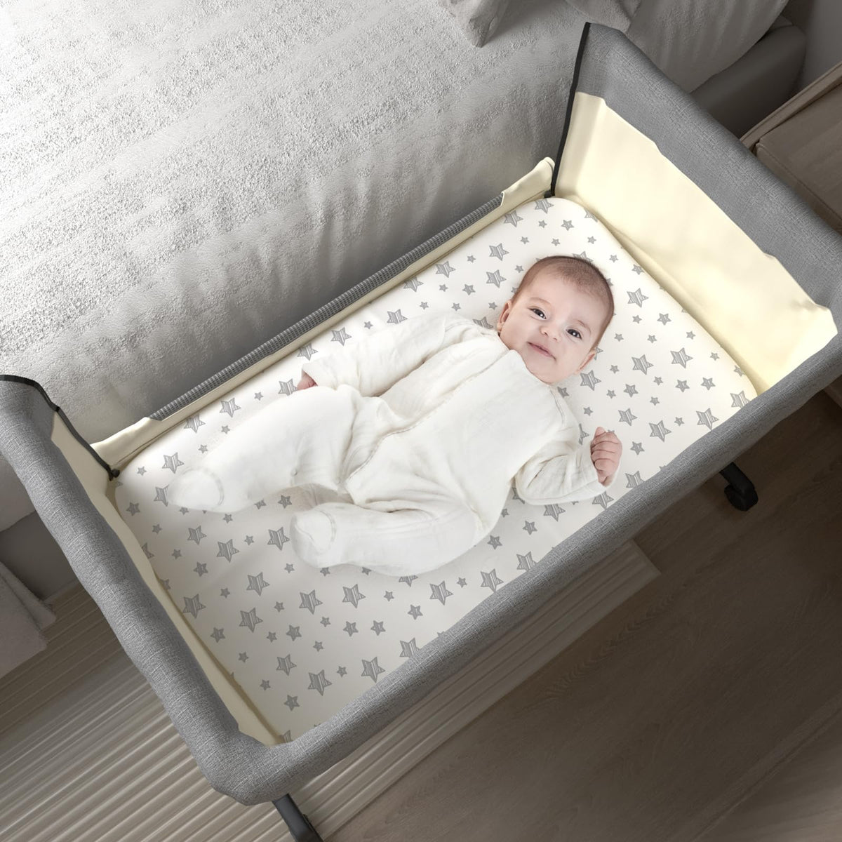 Pink 4 Pack Bassinet Sheets F2557