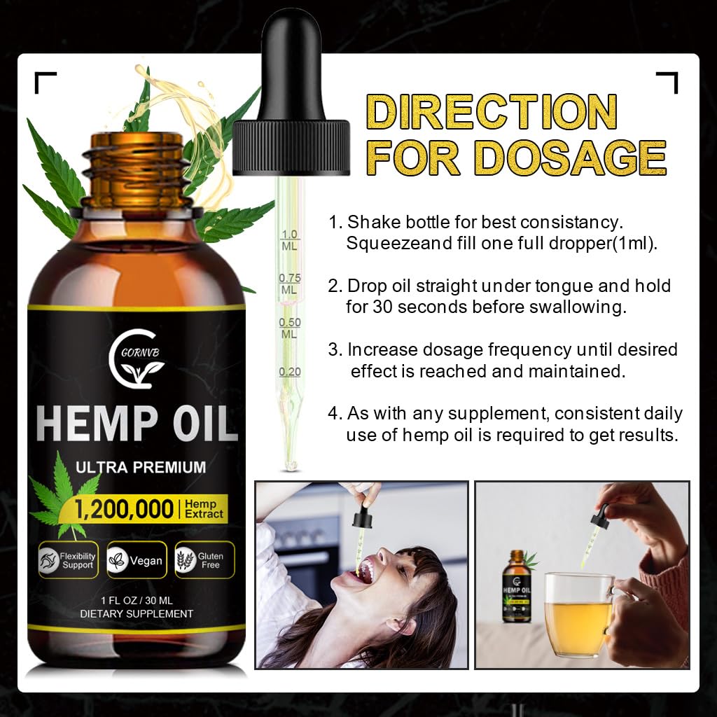 High Potency Hemp Oil 2-Pack E83045