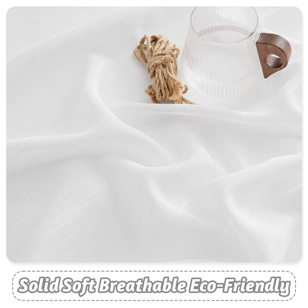 White Sheer Curtains W52 x L95 T2095