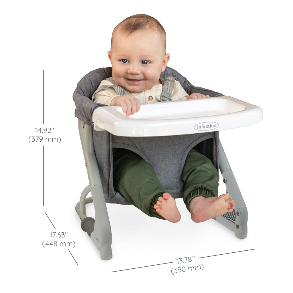 Gray Travel Booster High Chair & Seat F844500