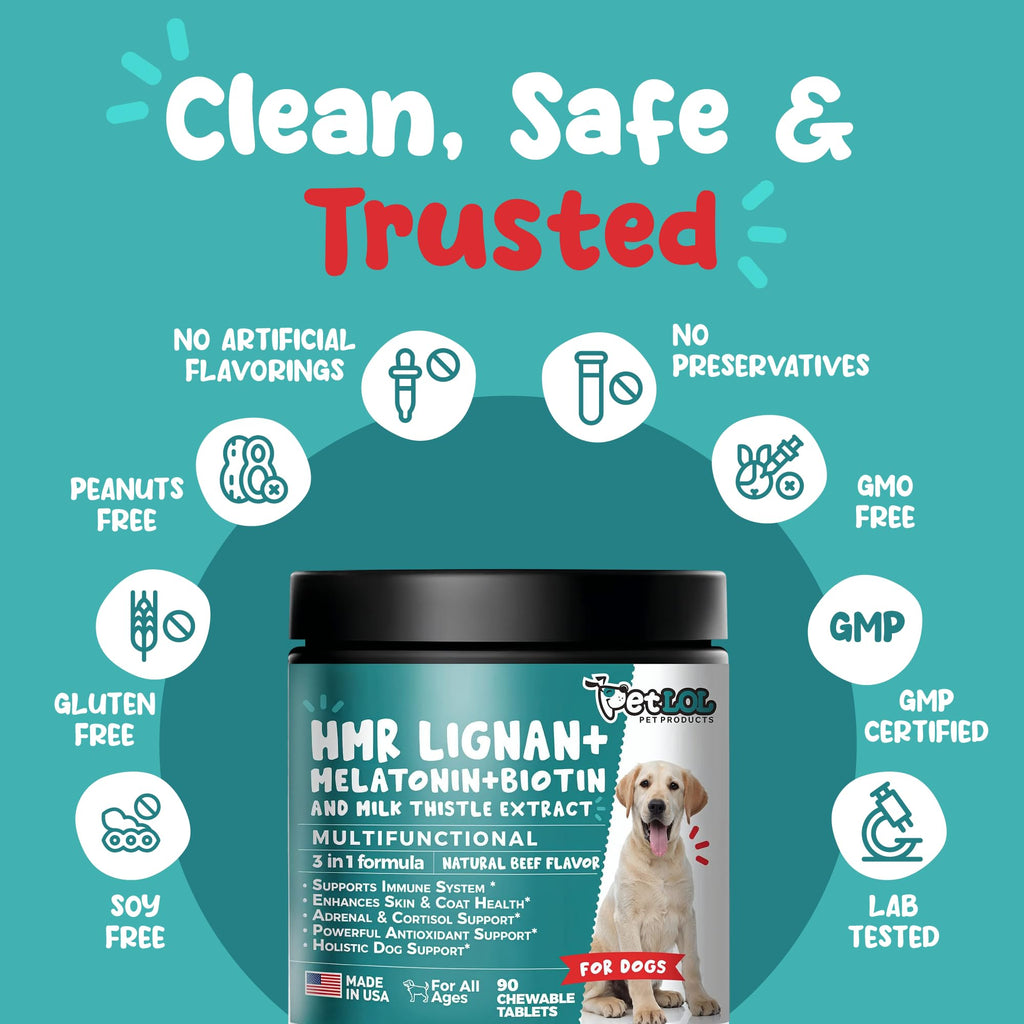Melatonin, Biotin & Milk Thistle Complex for Dogs B44400