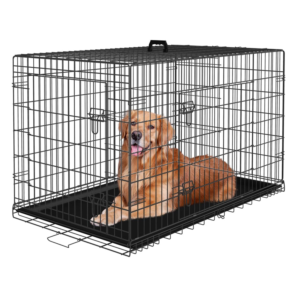 48 Inch Black Dog Crate L3822