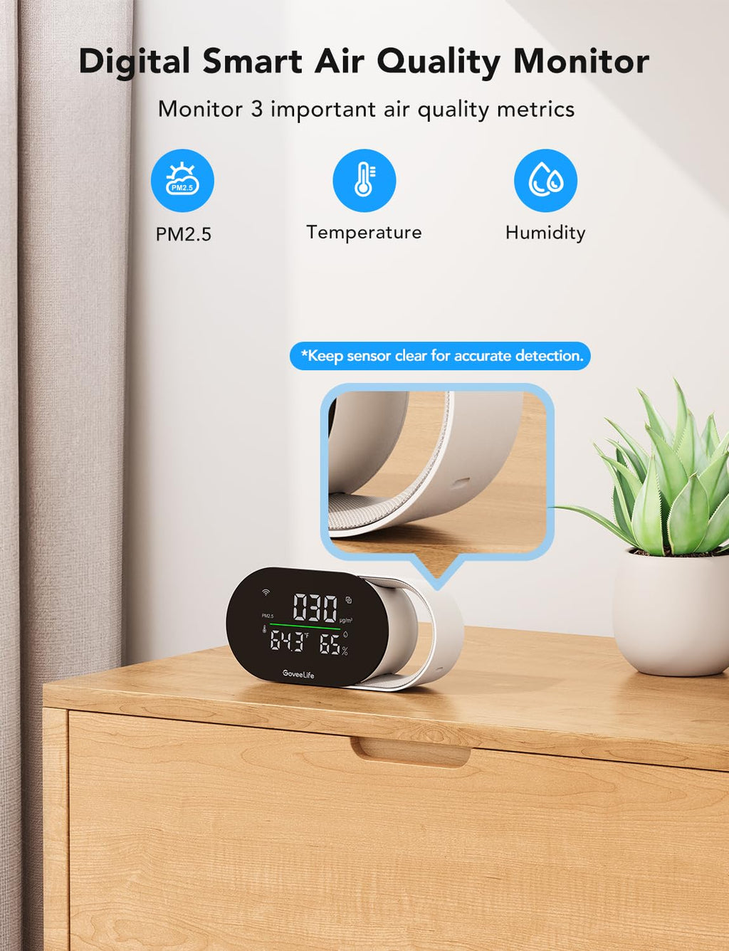 Dehumidifier with Air Quality Monitor H4208