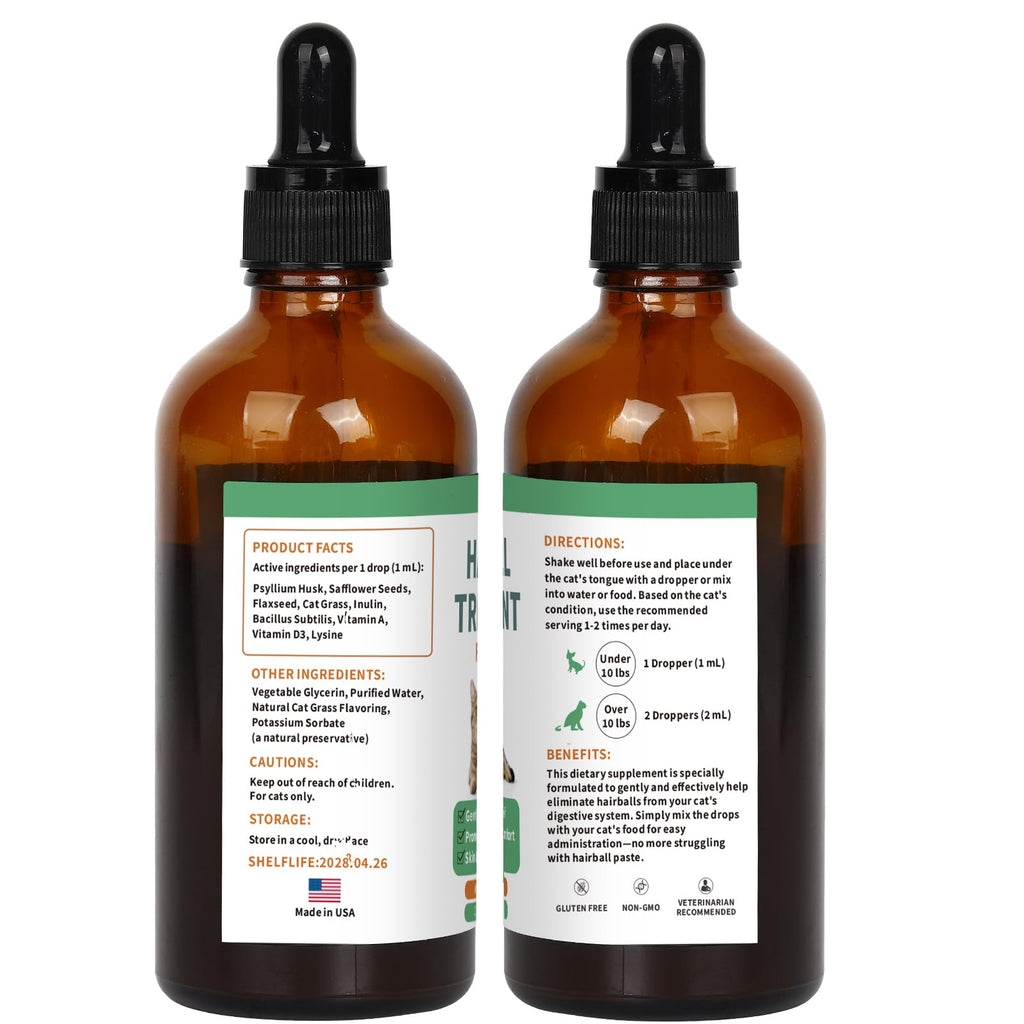Cat Hairball Remedy with Natural Ingredients & Vitamins B3066