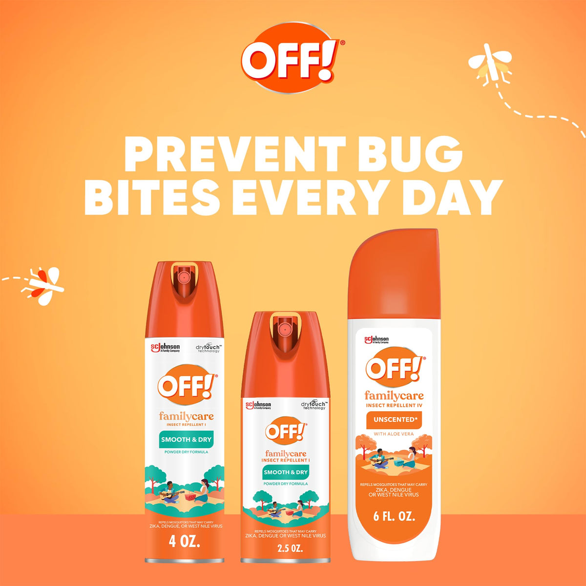 Insect & Mosquito Repellent Bug Spray 4 oz 2-Pack Z48178