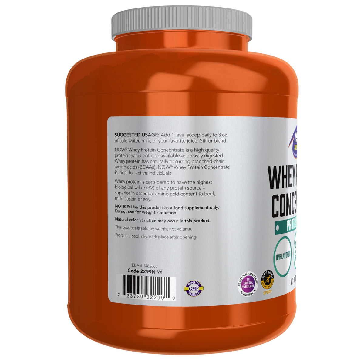 Whey Protein Concentrate Powder 5 lbs F637902