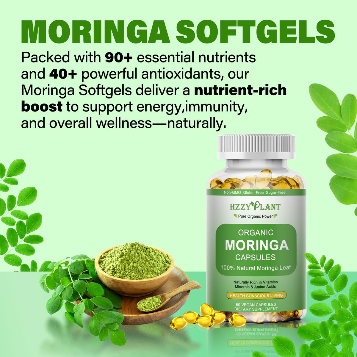 Moringa Softgel Capsules S2172
