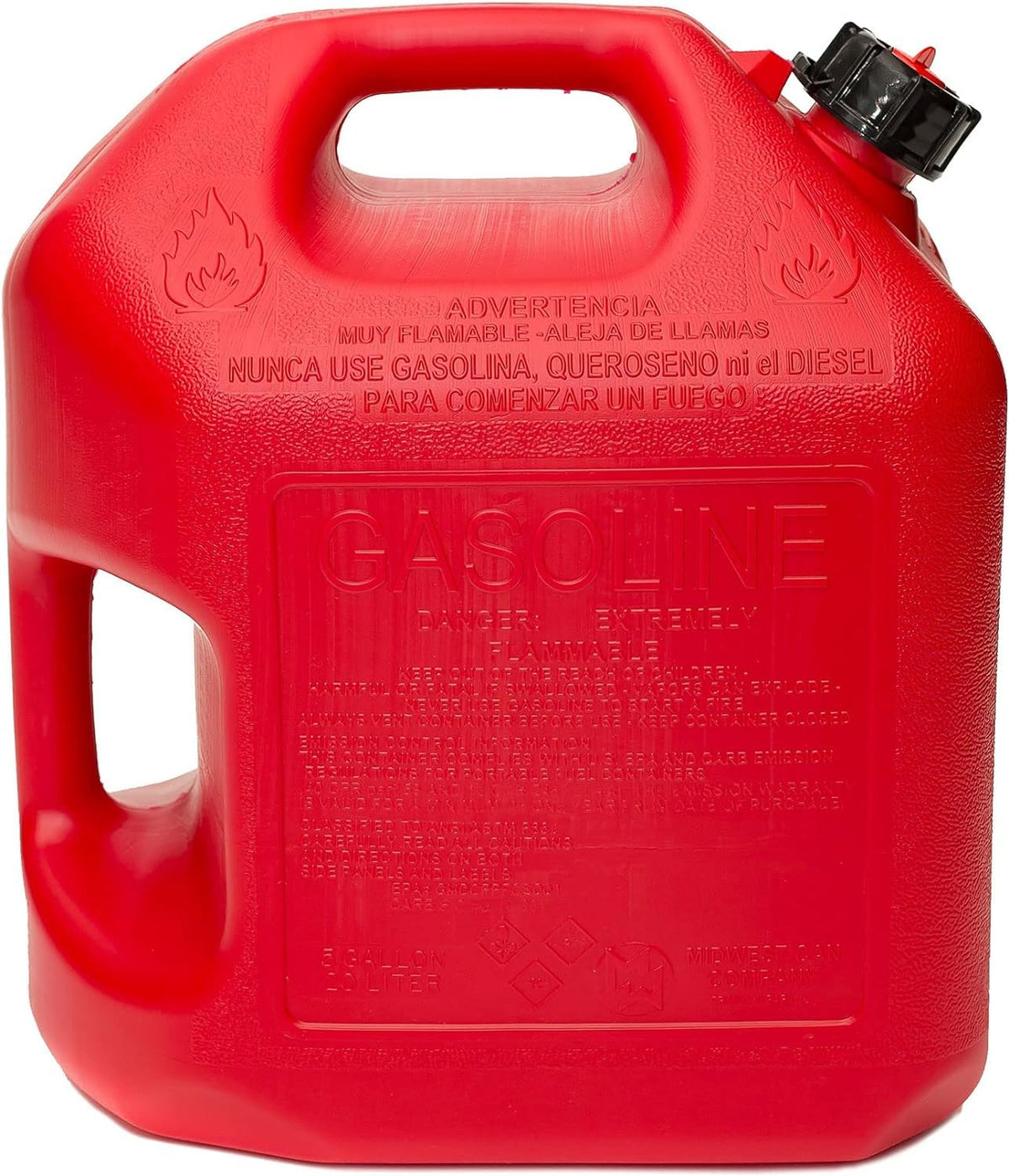 5-Gallon Gas Can Fuel Container with Spout D744693