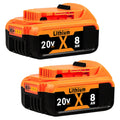 8.0Ah 20V MAX Lithium Batteries 2 Pack K8447