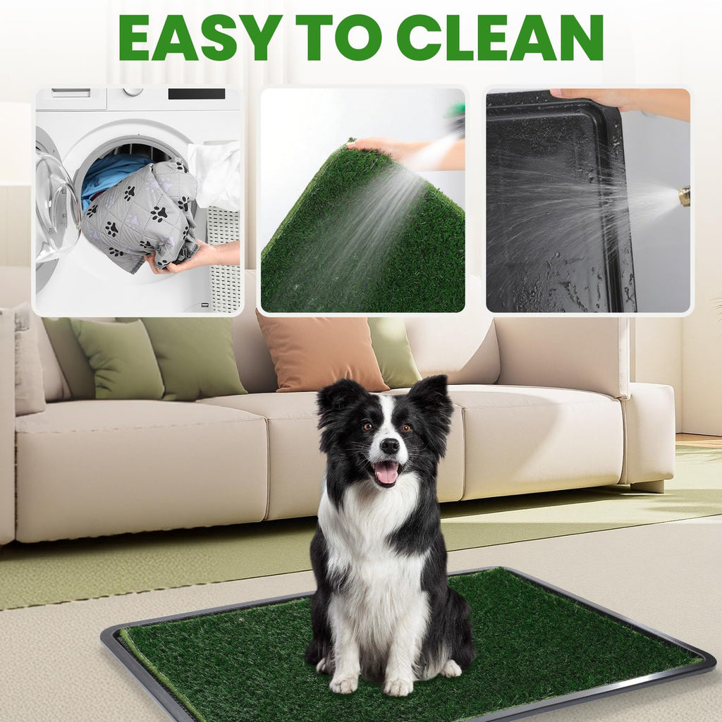 Artificial Grass Dog Potty Pad with Tray F190
