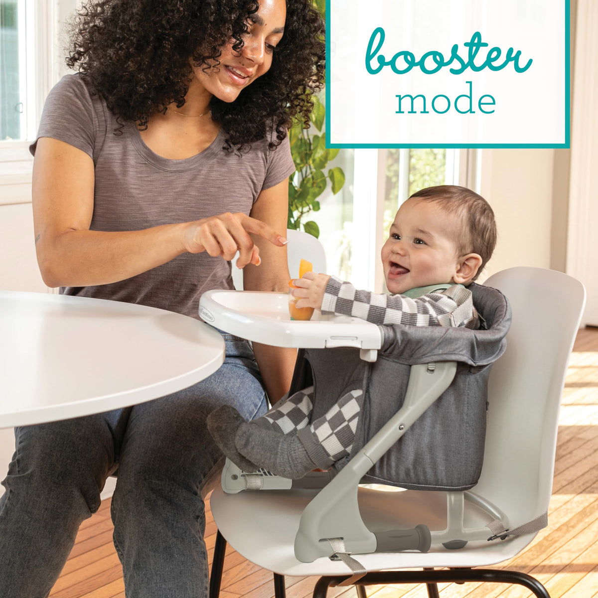 Gray Travel Booster High Chair & Seat F844500