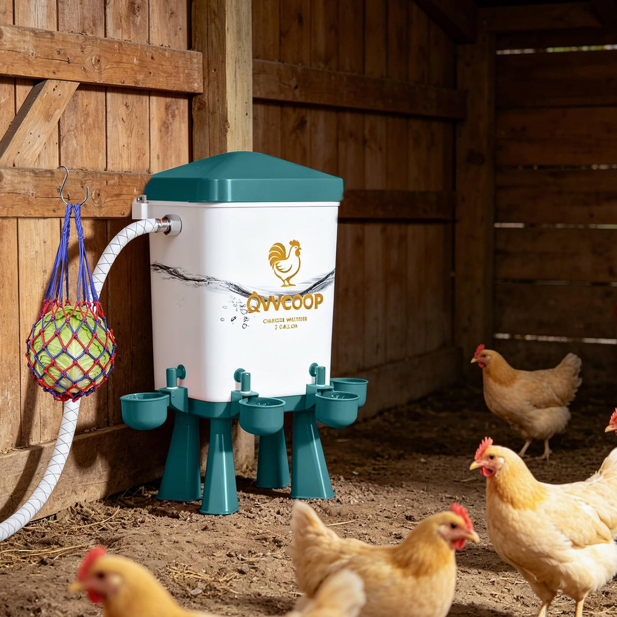 3 Gallon Automatic Chicken Waterer with Float Valve V99001