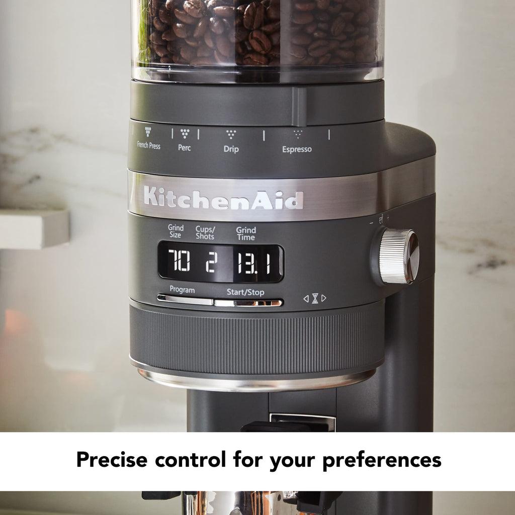 Charcoal Grey Burr Coffee Grinder V97806